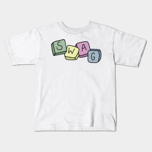 swag colourful dice Kids T-Shirt